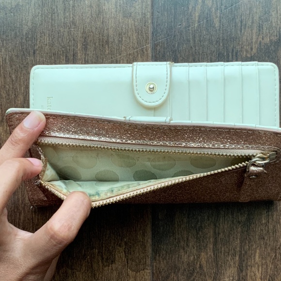 KATE SPADE Wallet Pink Glitter - Picture 6 of 12